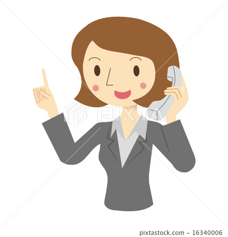 Business woman making a phone call Business woman making a phone call 16340006
