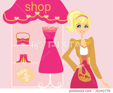 beautiful women Shopping beautiful women Shopping 16342776