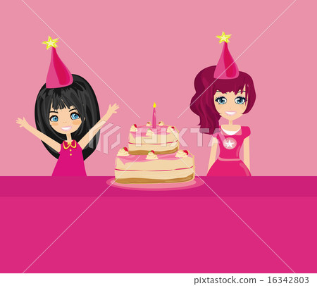 Vector children birthday party 16342803