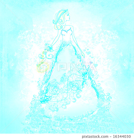 Beautiful bride card 16344030