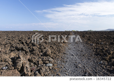 path through lava - great trekking path through lava - great trekking 16345722