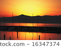 晚上風景港口 16347374