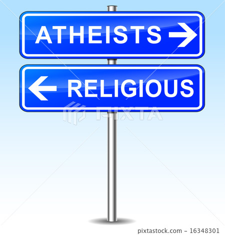 atheists sign - 스톡일러스트 [16348301] - PIXTA