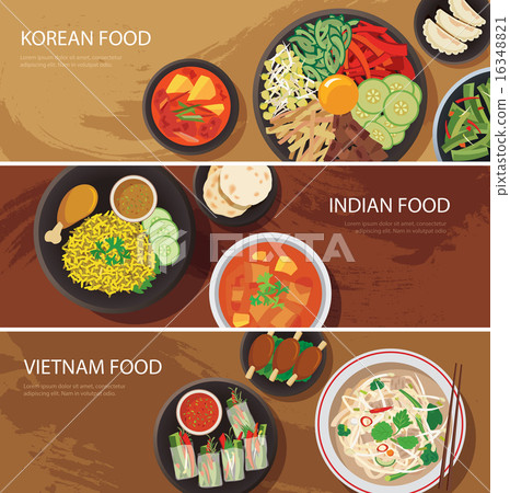 asia street food web banner , korean food asia street food web banner , korean food 16348821