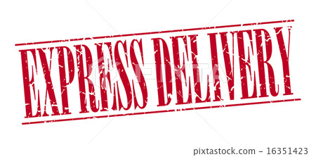 express delivery red grunge vintage stamp express delivery red grunge vintage stamp 16351423