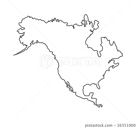 North america map North america map 16351900
