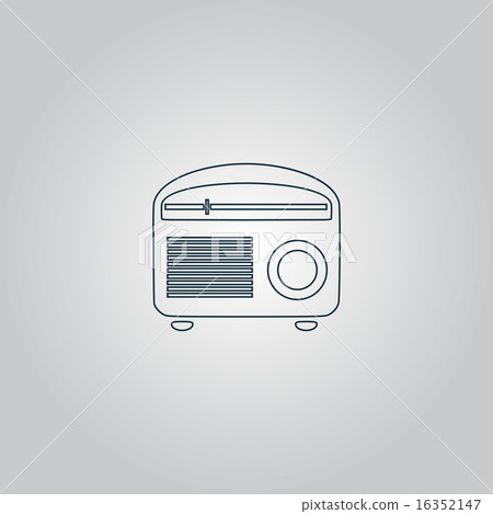 Retro revival radios tuner vector illustration. 16352147
