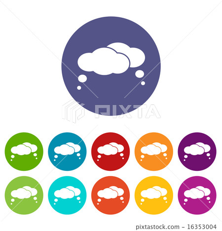 Cloud flat icon Cloud flat icon 16353004