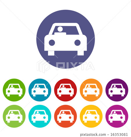 Car flat icon Car flat icon 16353081