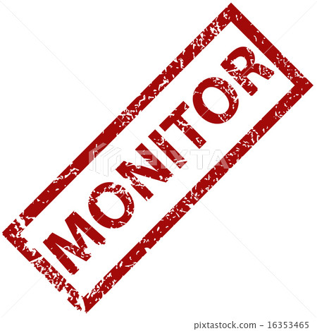Monitor rubber stamp  16353465