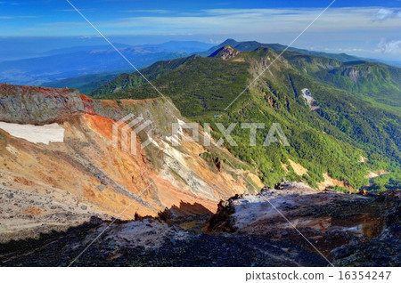 Yatsugatake · Iwodake crater and Tengu-dake · Tateshina mountain area Yatsugatake · Iwodake crater and Tengu-dake · Tateshina mountain area 16354247