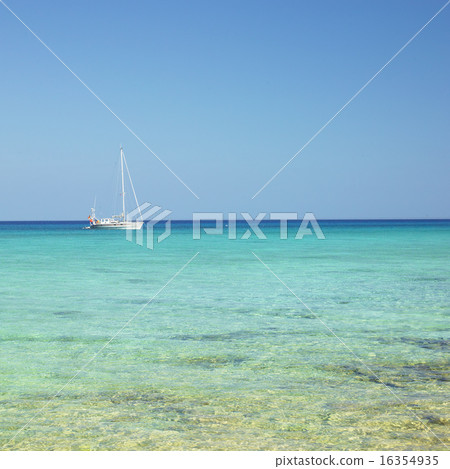 yacht, Caribbean Sea, Maria la Gorda, Cuba yacht, Caribbean Sea, Maria la Gorda, Cuba 16354935