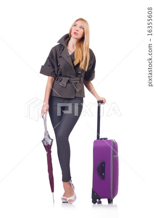 Young woman preparing for vacation Young woman preparing for vacation 16355608