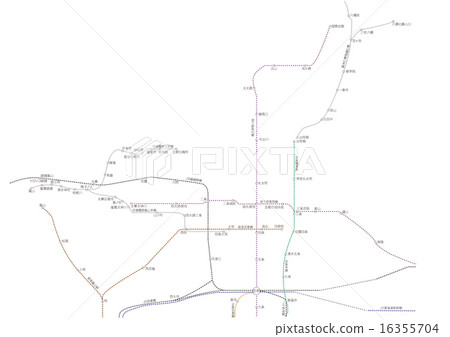 京都的火車站名稱 京都的火車站名稱 16355704