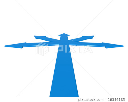 Blue road junction 16356185