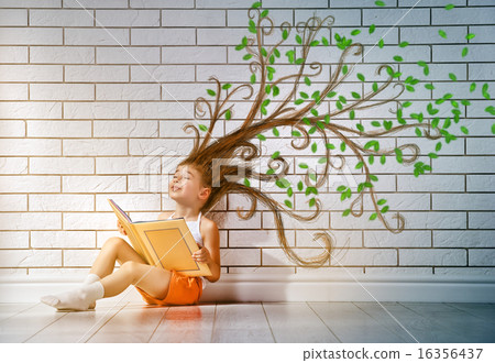 reading a book 16356437