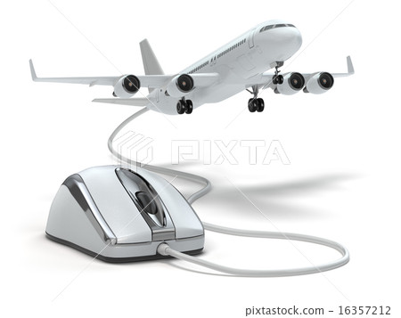 Online booking flight or travel concept.  16357212