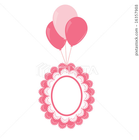 Lace baby frame on air balls Lace baby frame on air balls 16357988