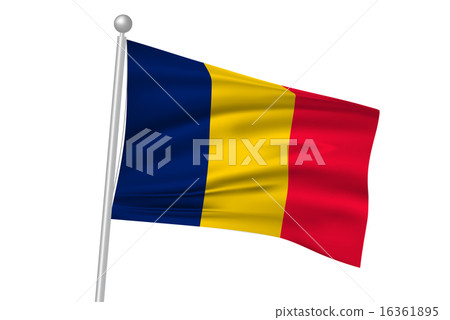 乍得國旗 16361895