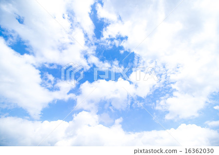 藍天和白色雲彩 16362030