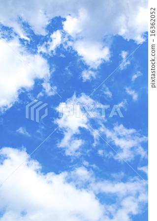 藍天和白色雲彩 藍天和白色雲彩 16362052