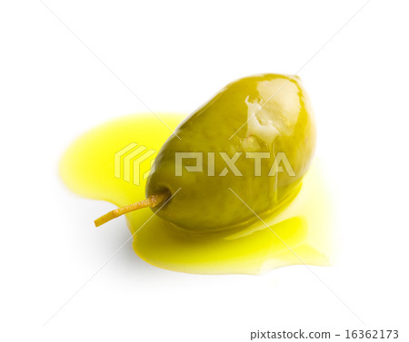 green olive and olive oil green olive and olive oil 16362173