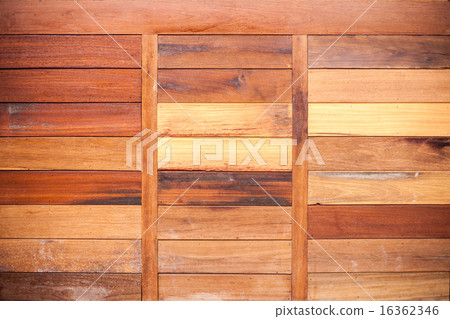 Brown wood plank wall texture background 16362346
