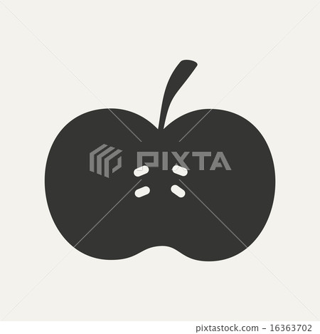 Flat in black and white mobile application apple 16363702