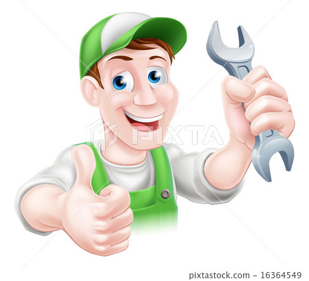 Cartoon Mechanic Cartoon Mechanic 16364549