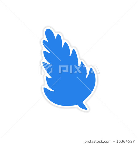 icon sticker realistic design on paper spices 16364557