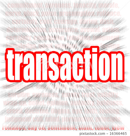 Transaction word cloud Transaction word cloud 16366465