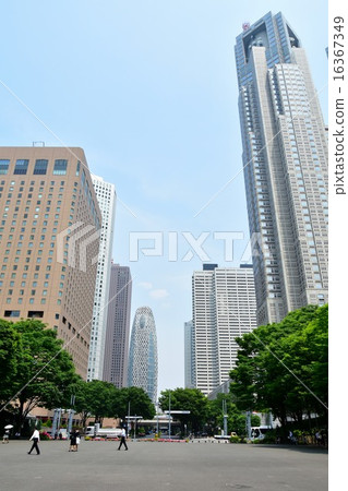 High-rise building group seen from Central Park 16367349