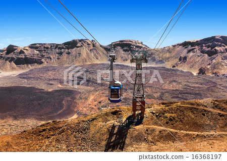 Cableway on Volcano Teide in Tenerife 16368197