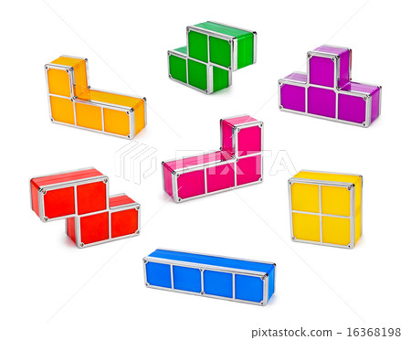 Set of tetris toy blocks 16368198