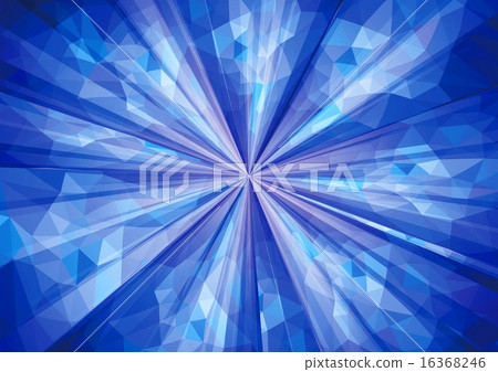 立體主義背景_輻射_深藍色的小光 16368246