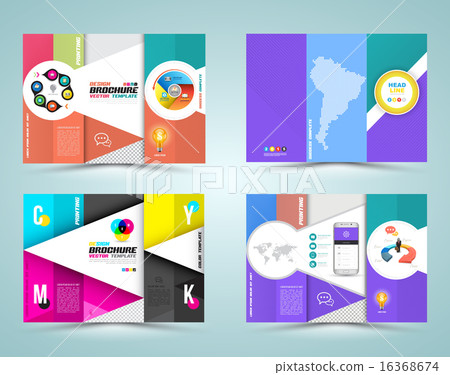 Professional business three fold flyer template Professional business three fold flyer template 16368674