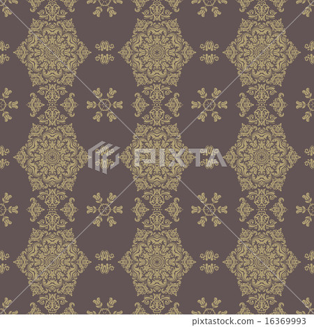 Damask Seamless Vector Pattern 16369993
