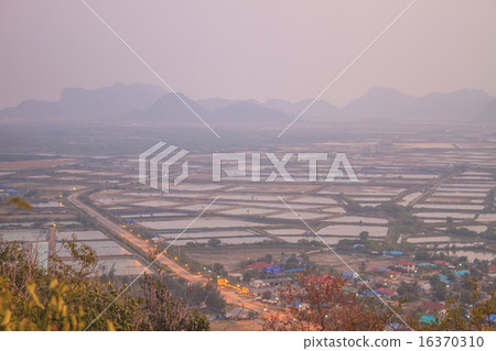 Shrimp farms and limestone mountains Shrimp farms and limestone mountains 16370310