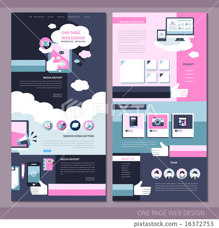 vector, page, layout - Stock Illustration [16372753] - PIXTA