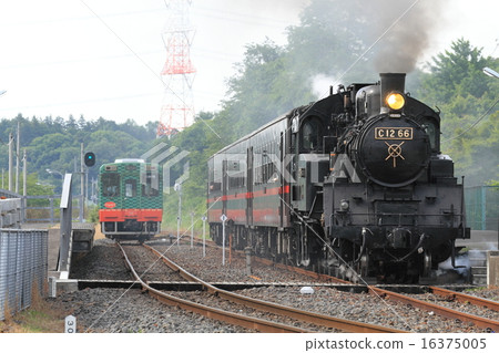 Mooka Railway "SL Mooka Departure Scene from Orimoto Station" 16375005