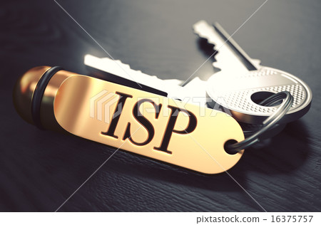 ISP Concept. Keys with Golden Keyring. ISP Concept. Keys with Golden Keyring. 16375757