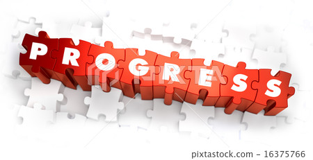 Progress - White Word on Red Puzzles. 16375766