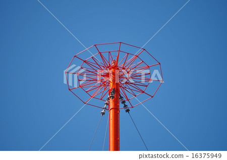 Umbrellas of a radio tower Umbrellas of a radio tower 16375949