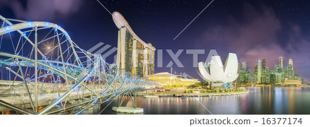 Singapore Skyline and view of Marina Bay Singapore Skyline and view of Marina Bay 16377174