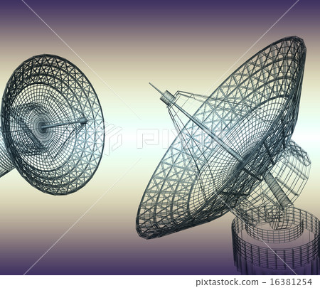 Satellite dishes 16381254