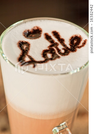 latte closeup 16382442