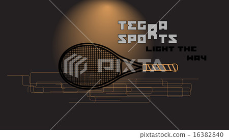 tennis racket and slogan tennis racket and slogan 16382840