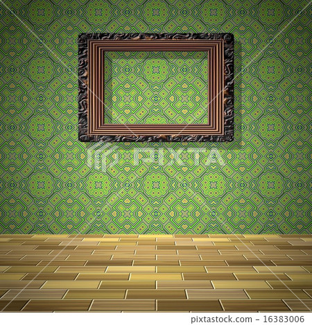 Empty room with picture generated texture Empty room with picture generated texture 16383006