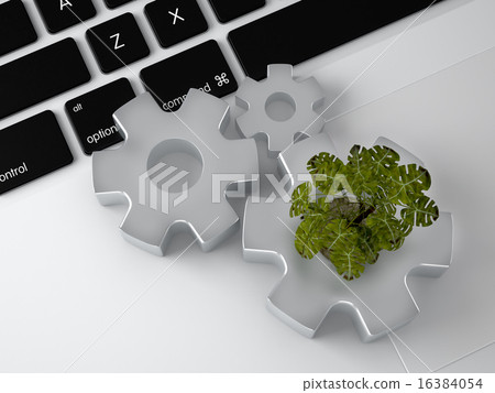 Environmentally sustainable production concept 16384054
