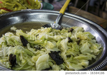 thai food street vendor curry basil herbs concept 16384186